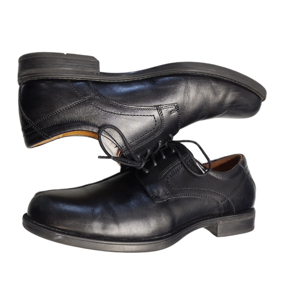 Florsheim Medfield Plain Toe Oxford Dress Shoes Mens US 8D Black Leather Lace Up